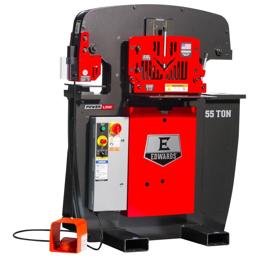 Edwards 55 Ton Ironworker 3 Phase 208v with PowerLink System, large image number 5
