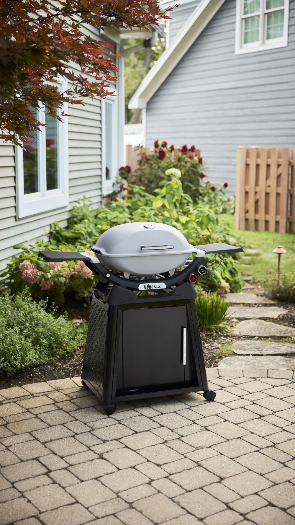 Weber Q2800N+ Gas Grill (Liquid Propane) with Stand Bundle, Smoke Grey, large image number 2