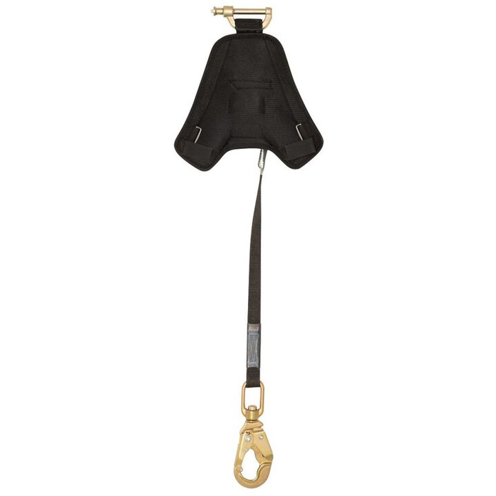 Werner 8 Ft. Single Leg Self Retracting Lifeline with Steel Swivel Snap Hook, large image number 2