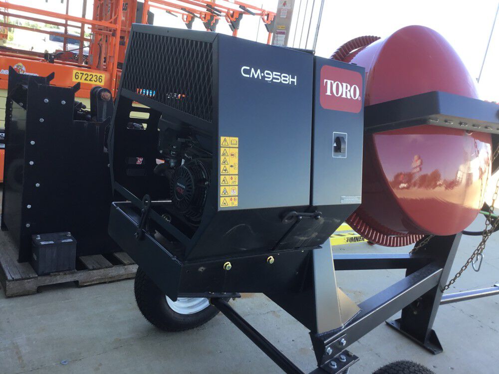Toro CM-958H-P 9 Cu Ft Towable Concrete Mixer Used 2022, large image number 2