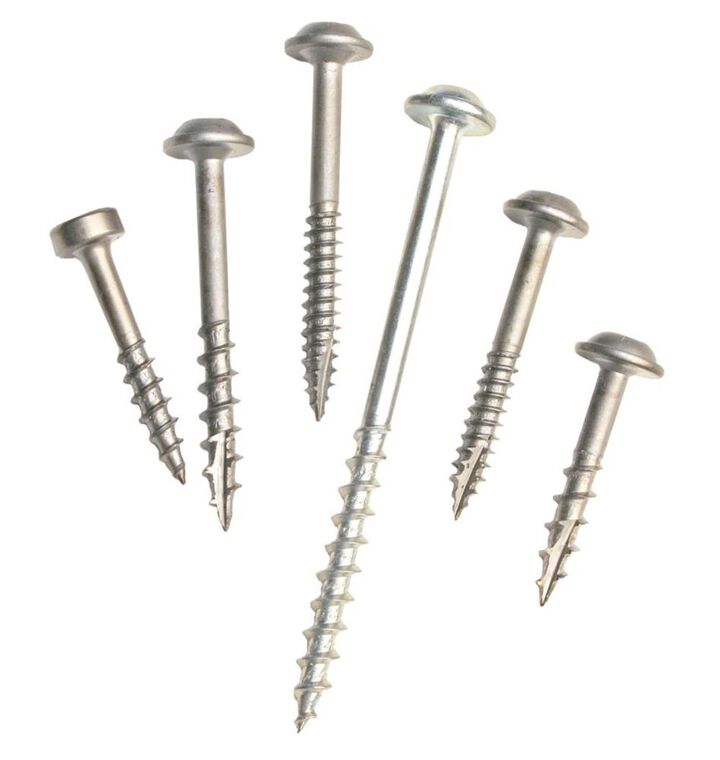 Kreg Pocket Screws - 1 In. #6 Fine Pan-Head 100ct (SPS-F1 - 100)
