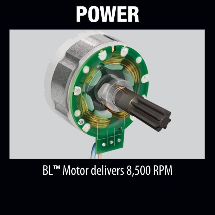 Makita 18V LXT 4-1/2 / 5in Paddle Switch Cut-Off/Angle Grinder Kit with Electric Brake, large image number 5