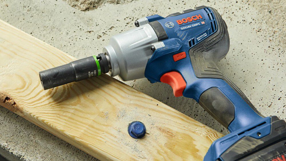 Bosch 18V Brushless 1/2 in Mid-Torque Impact Wrench with Pin Detent (Bare Tool), large image number 13