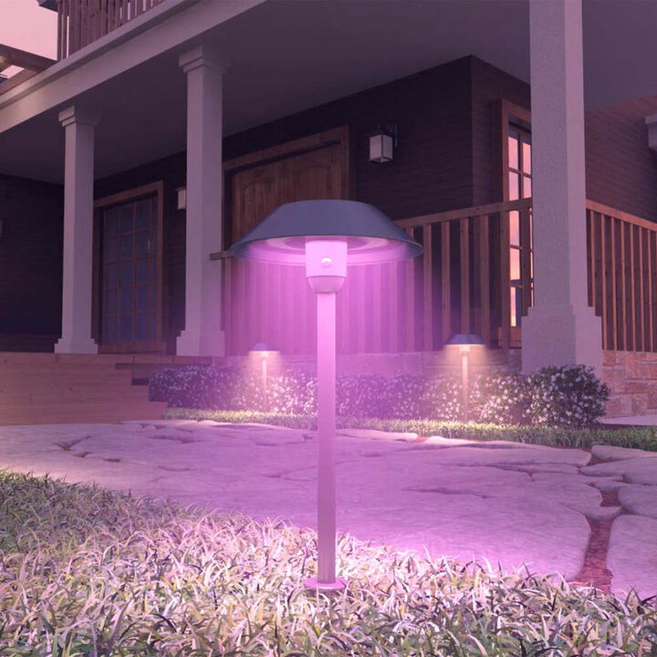 Feit Electric 12 Inch 0.4W 40 Lumens Landscape Solar Pathway Light Nickel, large image number 12