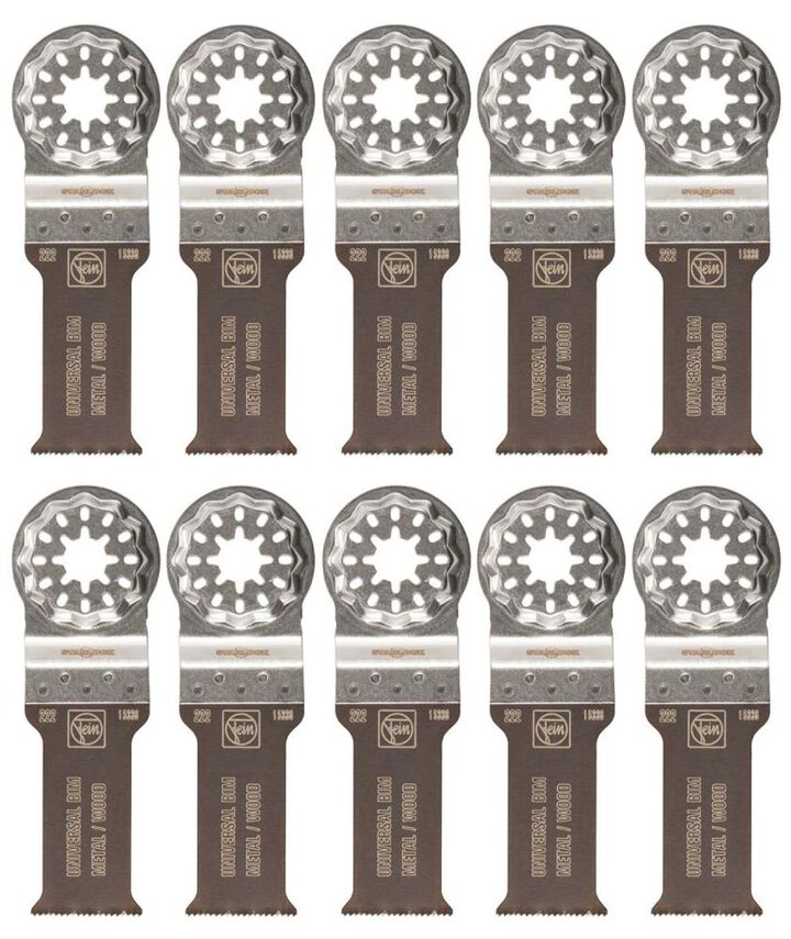 Fein E-Cut Universal 222 Saw Blade with Bi Metal Toothing for Various Applications