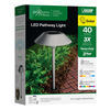 Feit Electric 12 Inch 0.4W 40 Lumens Landscape Solar Pathway Light Nickel 2 Pieces, small image number 3