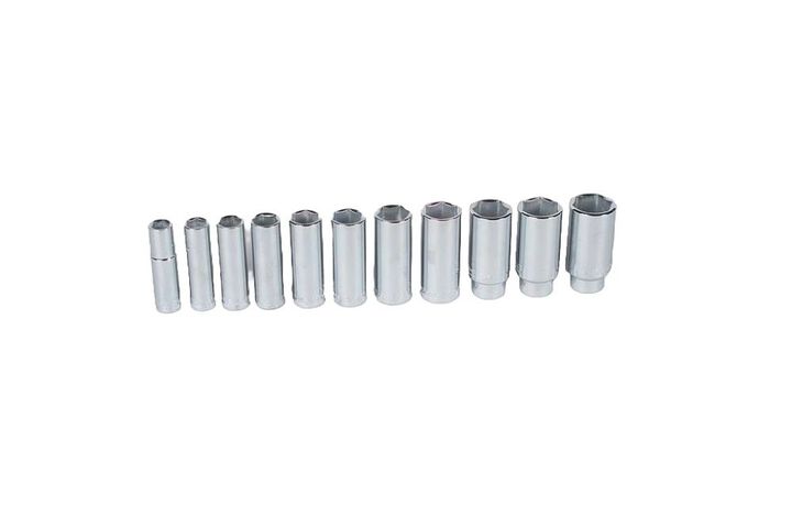 Wright Tool 1/2 In. Dr. 11 pc. 6 Pt. Deep Socket Set