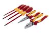 Wiha Insulated Industrial Pliers Cutters and Screwdriver Set 6 Piece, small image number 3