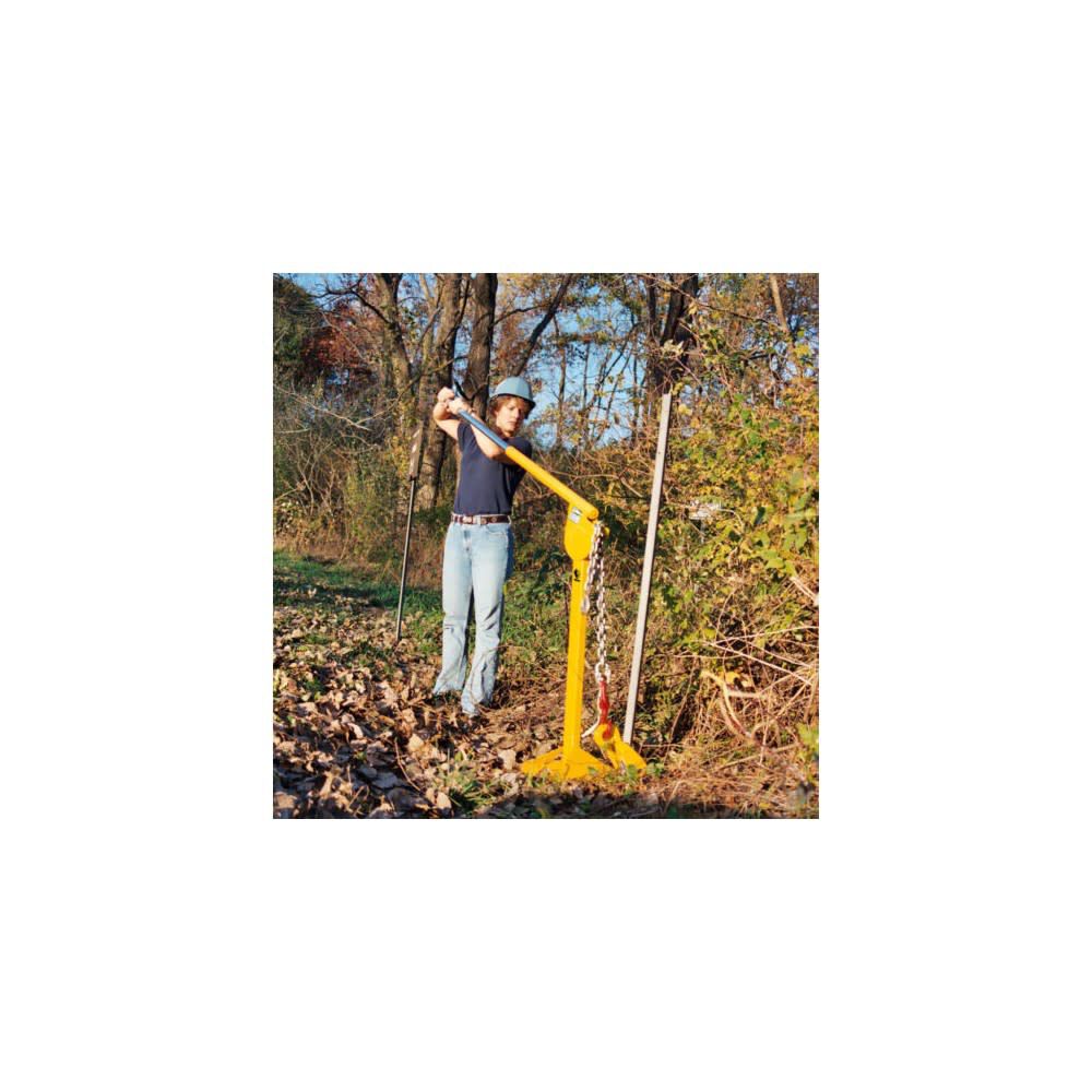 Rhino Tool MP 3 3 Ton Load Capacity High Grade Steel Manual Post Puller Only, large image number 4
