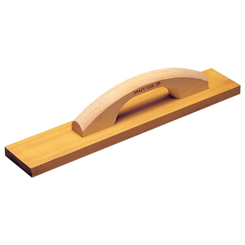 Kraft Tool Co 16 In. x 2-1/4 In. Bodark Wood Hand Float with Wood Handle, large image number 1