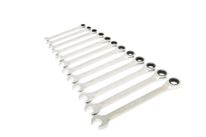 GEARWRENCH SAE/Metric Ratcheting Wrench and Hex Key Set 90T 44pc, large image number 3