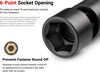 Tekton 3/8 Inch 6 Point U-Joint Impact Socket Set, (1/4-1 Inch, 6-24 mm), small image number 5