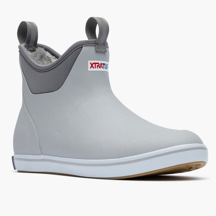 XTRATUF Mens Fleece Lined Cold Weather Ankle Deck Boot Gray Size 11, large image number 0