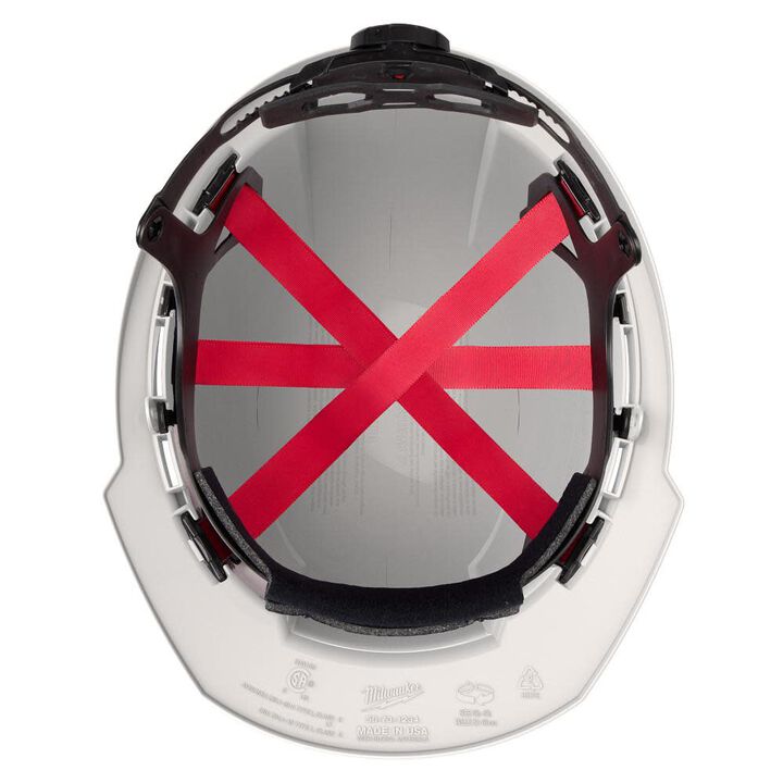Milwaukee Green Front Brim Hard Hat with 6pt Ratcheting Suspension Type 1 Class E & BOLT USB Cooling Fan Bundle, large image number 6