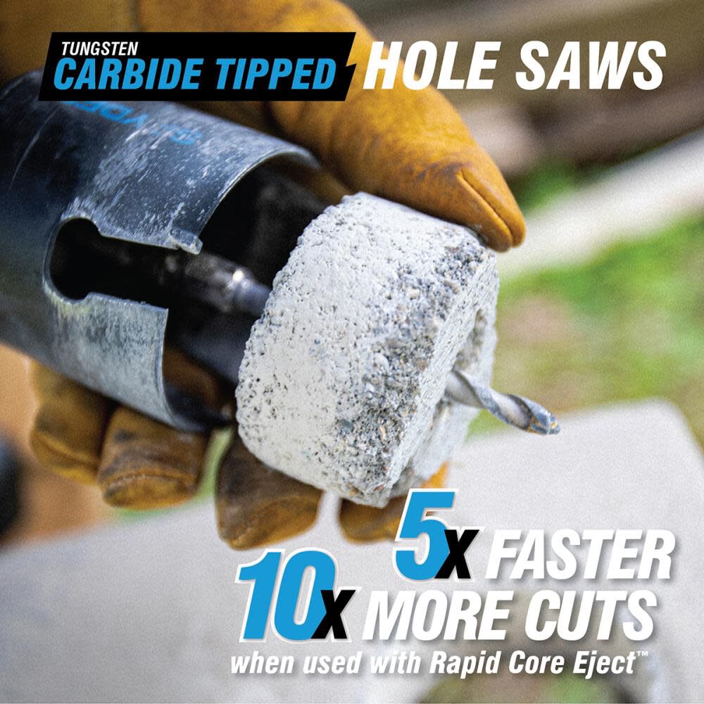 Spyder 4-In Carbide-Tipped Non-Arbored Hole Saw, large image number 4