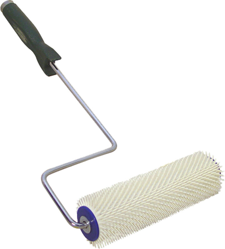 Bon Tool 9 Inch Spiked Roller with 7/16 Inch Plastic Spikes and Handle