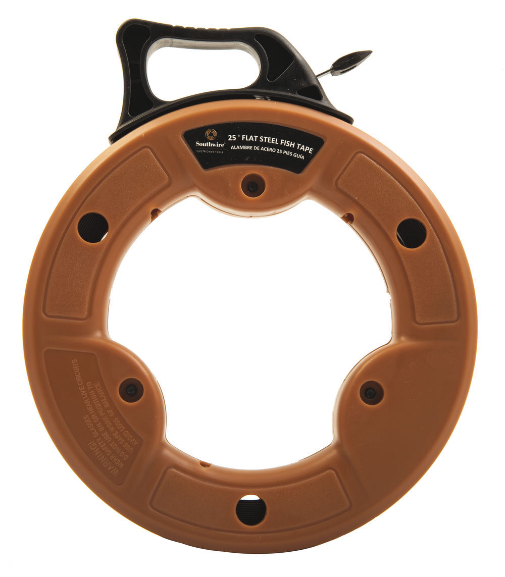 Southwire 1/8in 25' Flat Steel Fish Tape, large image number 1
