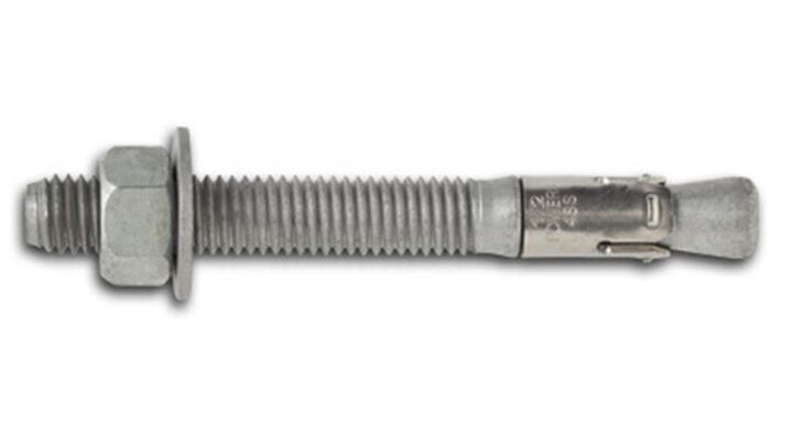 DEWALT 1/2 In. x 4-1/2 In. Power-Stud Galvanized Carbon Steel Wedge Expansion Anchor - 50 Anchors