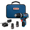 Bosch 12V Max 3/8in Hammer Drill/Driver Kit with 2 2.0 Ah Batteries, small image number 1