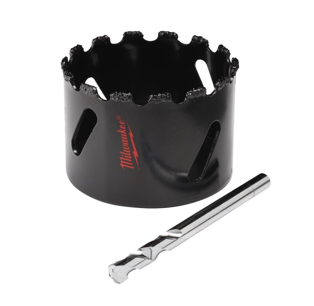 Milwaukee 2-1/2 In. Carbide Grit Hole Saw, large image number 1