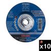Pferd 4-1/2 Inch Ceramic CO SGP Steelox Grinding Wheel Bundle, 10 Pieces, small image number 1
