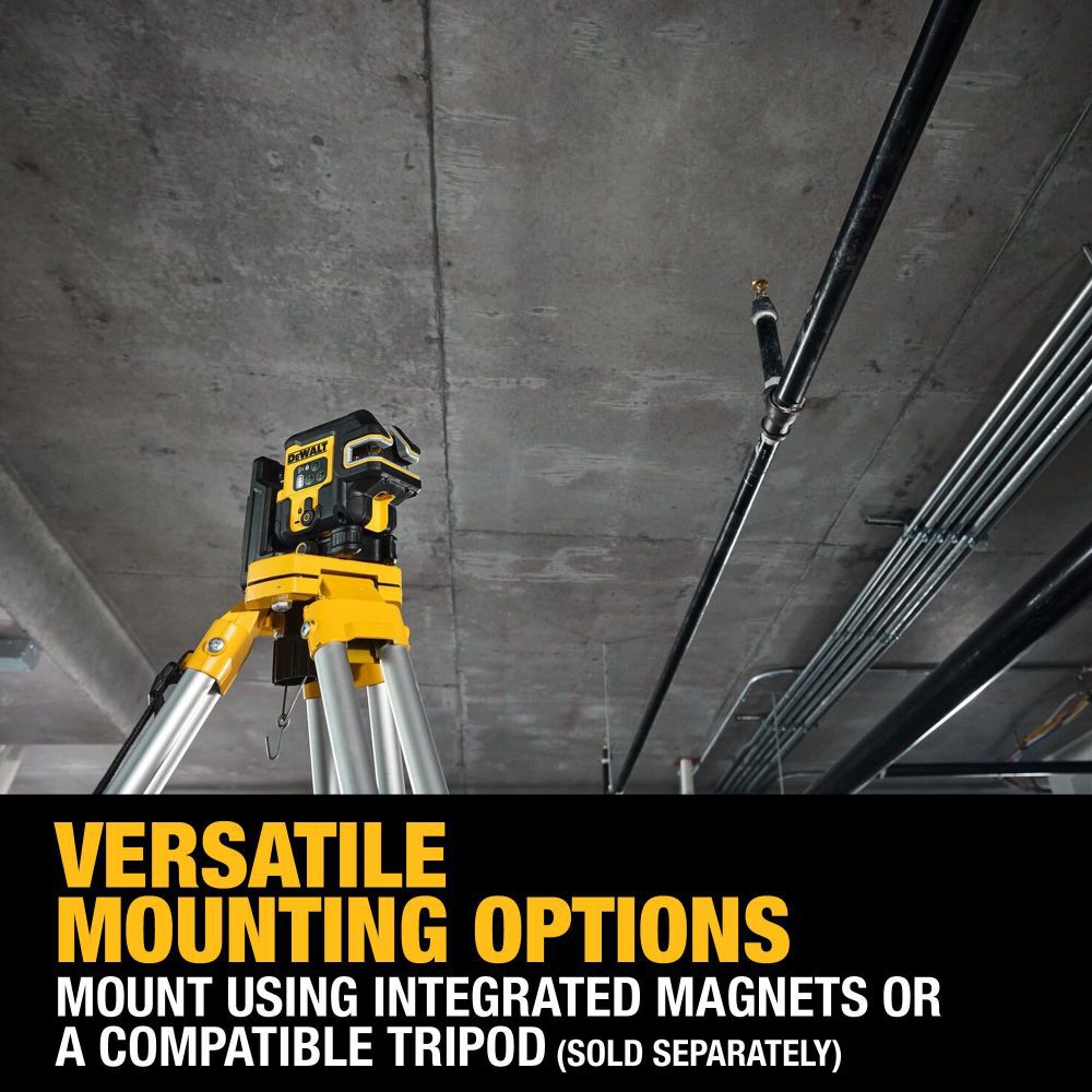 DEWALT USB Rechargeable Green 5 Spot and Cross Line Laser Kit, large image number 10