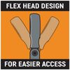 GEARWRENCH Ratcheting Wrench 90 Tooth 12 Point GearBox Double Flex 12x14mm, small image number 5