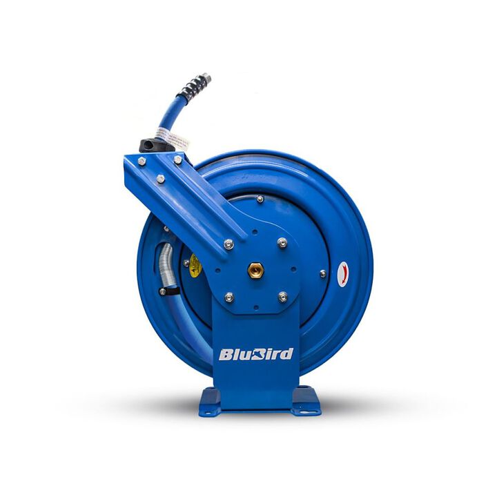 BluBird 3/4 Inch x 50 Ft Steel Retractable Air Hose Reel