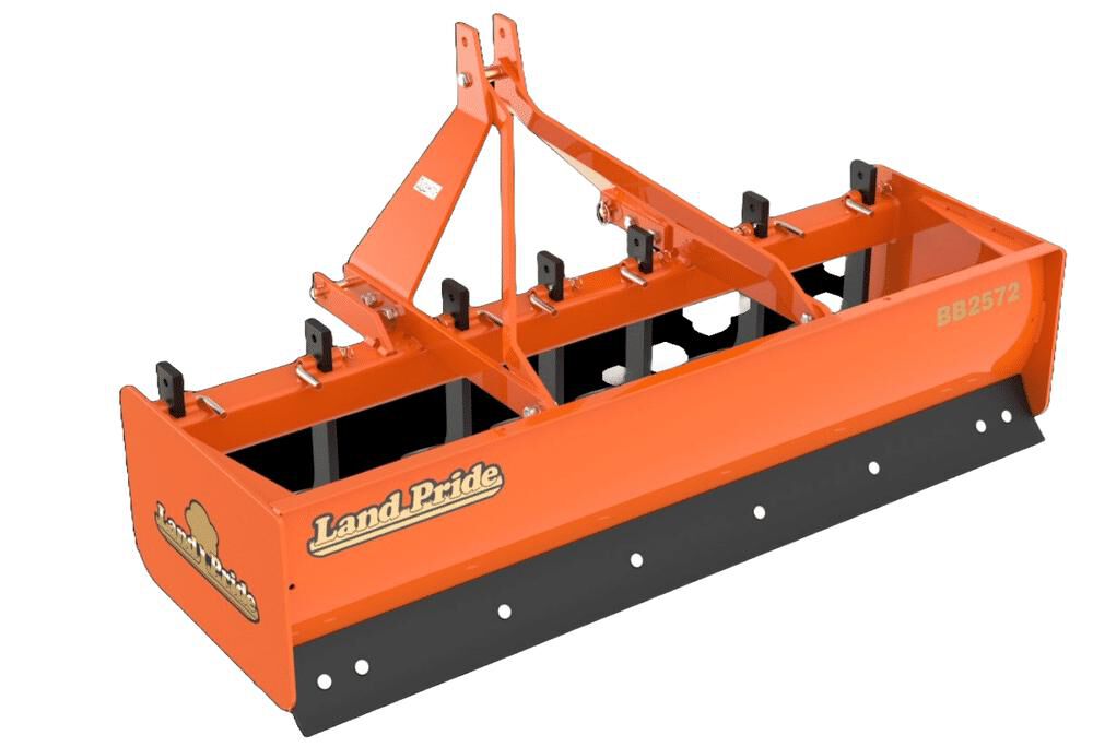 Land Pride BB2572 72 Inch Box Scraper for Kubota 25-55HP Tractors, large image number 1
