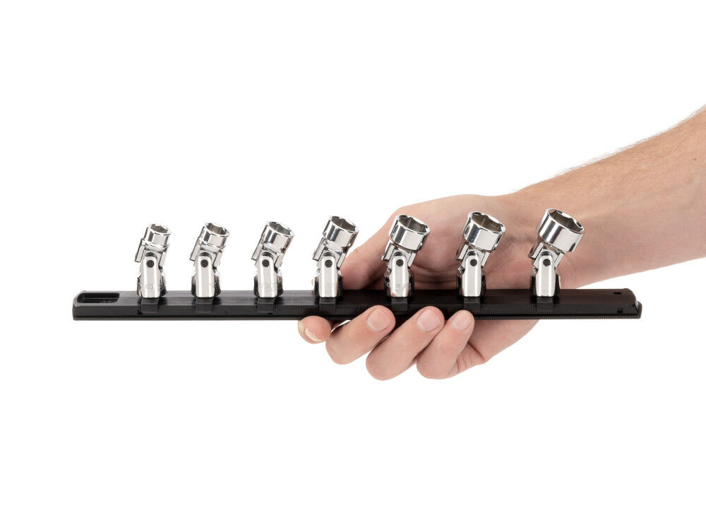 Tekton 3/8 Inch 6 Point Universal Joint Socket Set, 7 Pieces (3/8-3/4 Inch), large image number 6