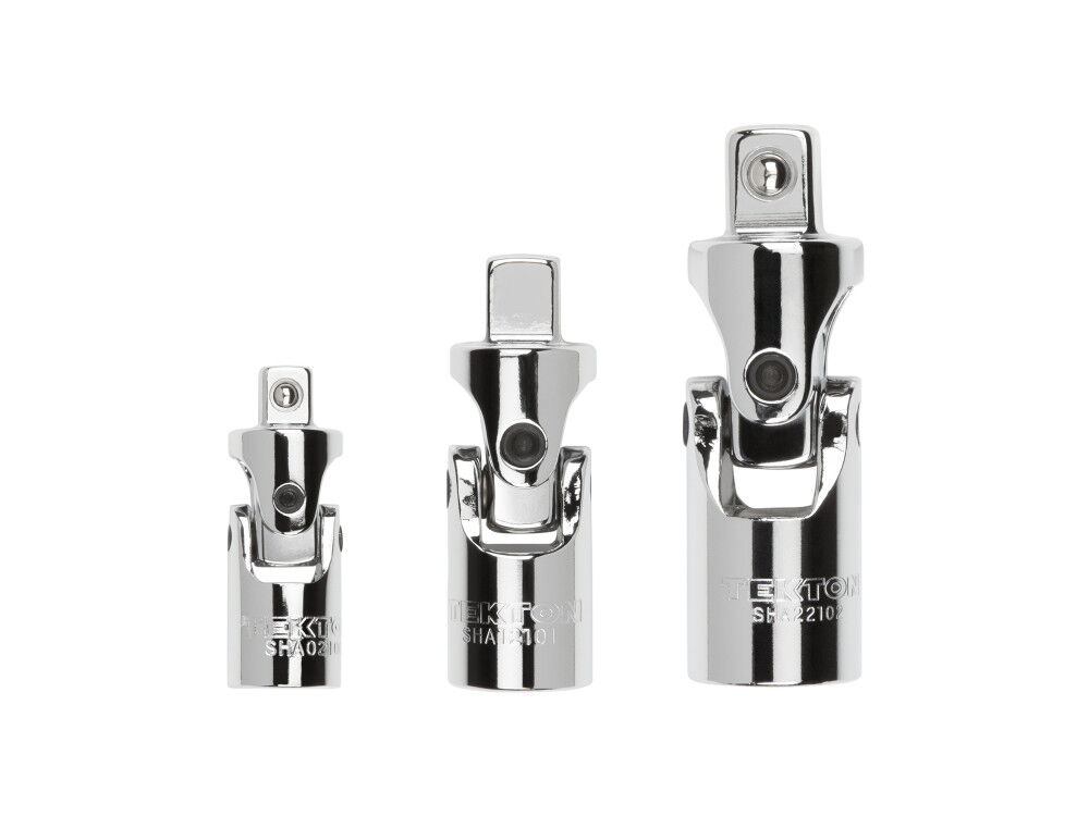Tekton 1/4, 3/8, 1/2 Inch Drive Universal Joint Set (3-Piece), large image number 2