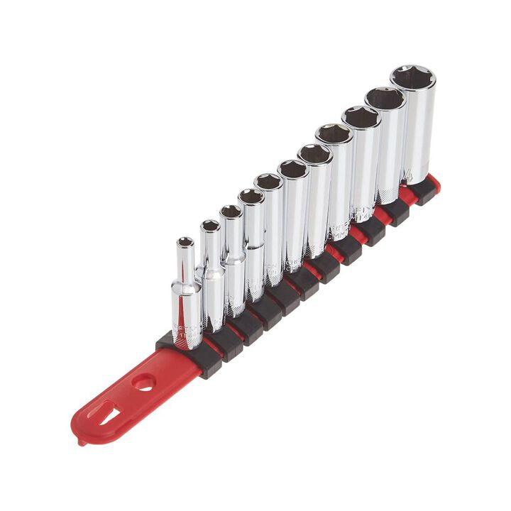 CRAFTSMAN 1/4-in Drive Metric 6 Point Deep Socket Set, 11pc, large image number 1
