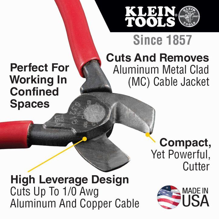 Klein Tools High-Leverage Cable Cutter, large image number 1