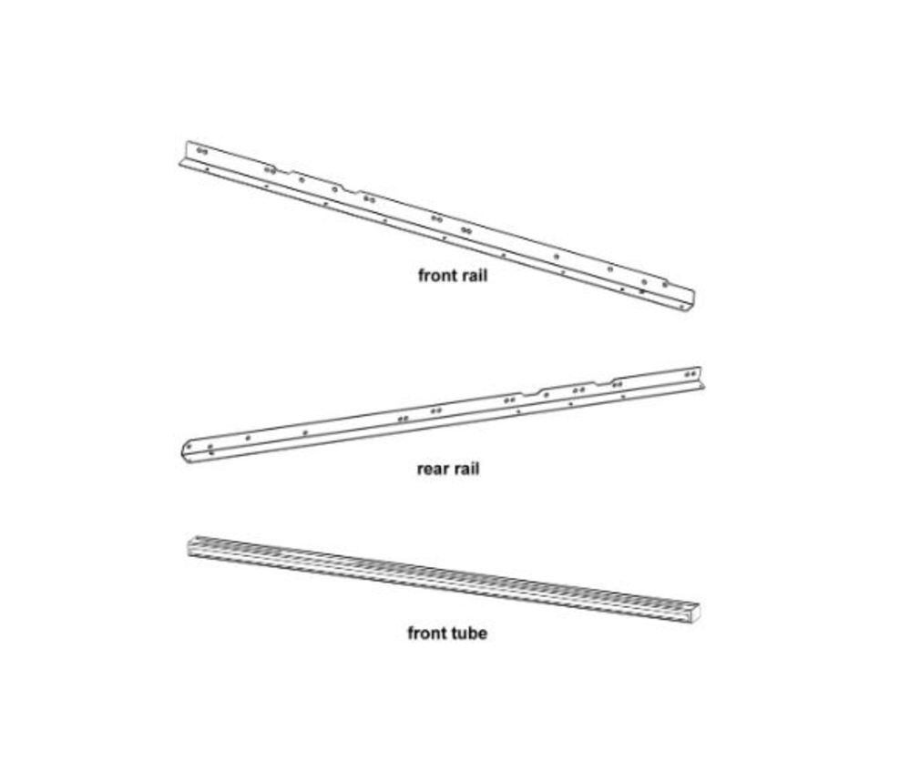 Sawstop 52in Professional Series II T-Glide Rails Assembly, large image number 2