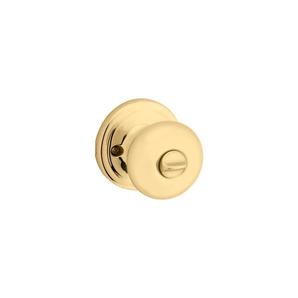 Kwikset Polished Brass Signature Series Keyed Entry Juno Door Knob, large image number 3