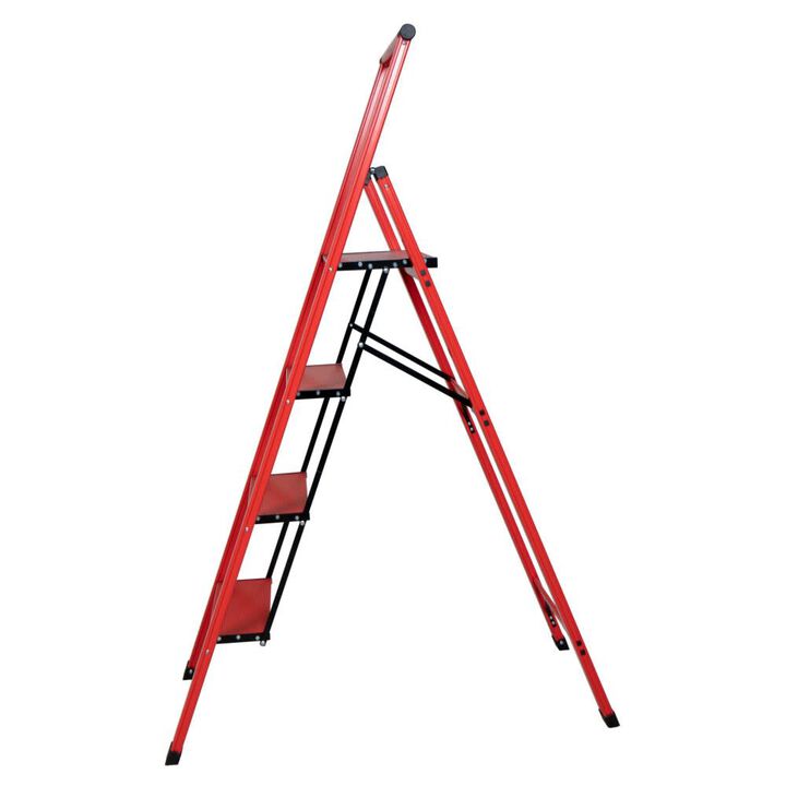 Xtend and Climb Slimline 4-Step White Aluminum Step Stool with Handle, large image number 1