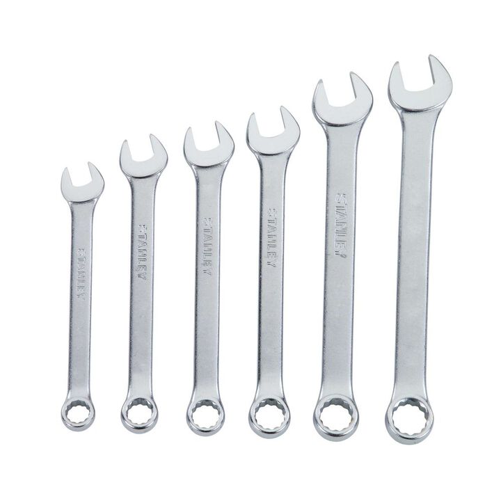 Stanley Combination Wrench Set Metric, 6 Pieces