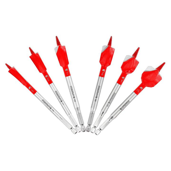 Diablo Tools Demo Demon Spade Bit Set for Nail Embedded Wood 6pc