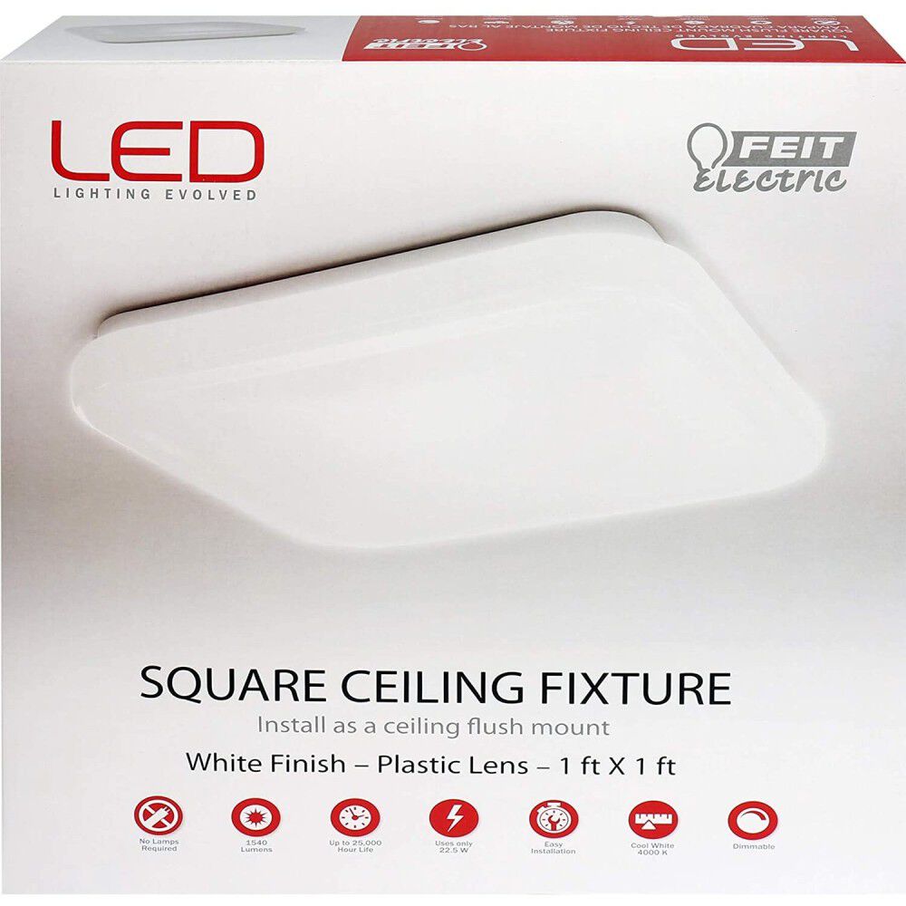 Feit Electric 120V 22.5W 1540 Lumens LED Ceiling Light Fixture, large image number 2