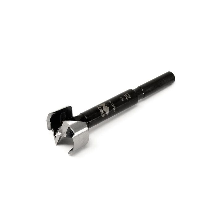 Fisch Black Shark Forstner Bit 25mm Diameter x 8mm x 90mm Over All Length, large image number 0