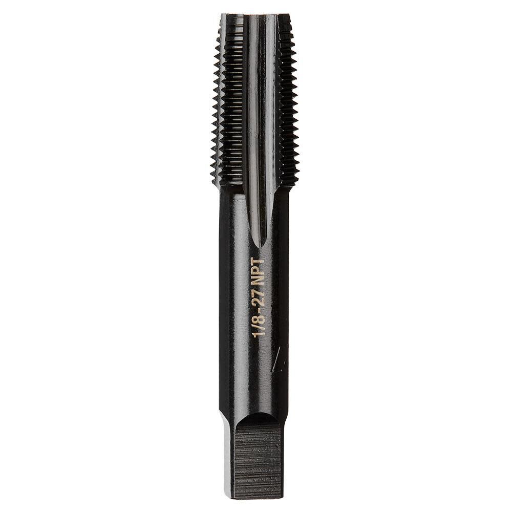 Milwaukee 1/8 in -27 NPT Straight Flute Taper Tap, large image number 1