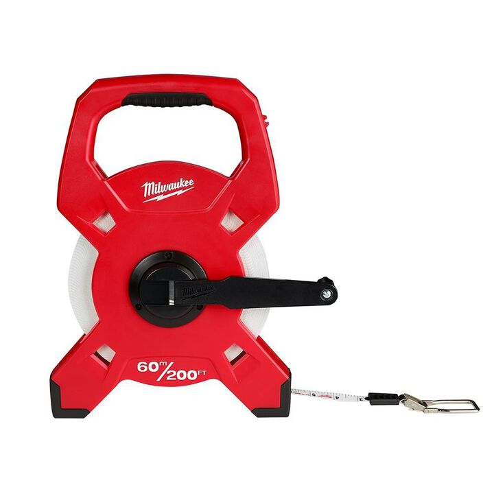 Milwaukee 60m/200' Fiberglass Open Reel Long Tape
