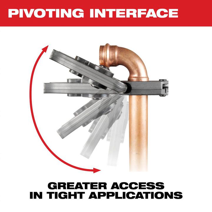 Milwaukee 1/2 Inch Streamline ACR Pivoting Press Ring, large image number 8