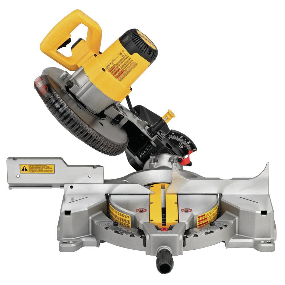DEWALT 10 Inch 15 Amp Compound Miter Saw with Heavy-Duty Work Stand and Mounting Brackets Bundle, large image number 6