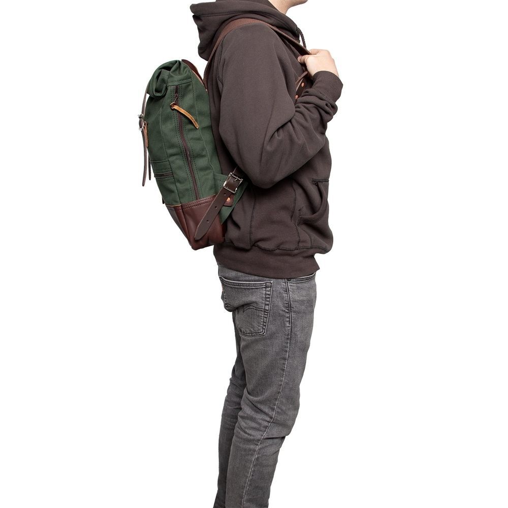 Duluth Pack Deluxe Roll-Top Scout Backpack Navy, large image number 5