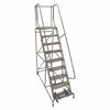 Cotterman Series 1000 9 Step X 26in W A6 Tread Step Ladder w/handrails, small image number 2