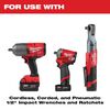 Milwaukee SHOCKWAVE Impact Duty Socket 1/2 Drive SAE & Metric 5PC Lug Nut Wheel Set, small image number 3