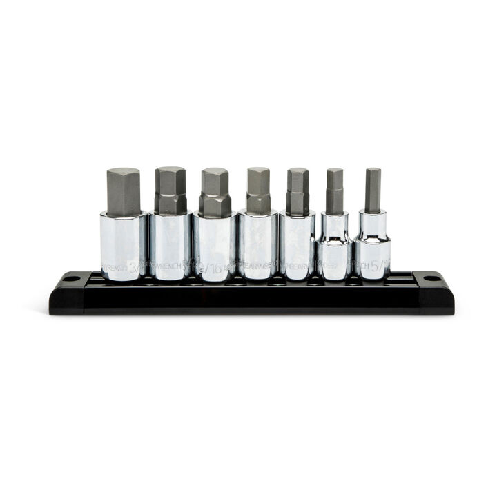 GEARWRENCH 7pc1/2in Drive Hex Bit SAE Socket Set