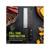 TRUE Primal Forge Steel Blade Cleaver Knife with Wood Handle, small image number 3