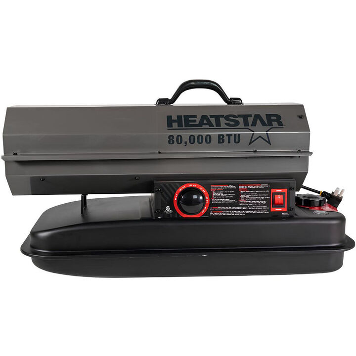 Heatstar HS80KT 115V 10A 80000 BTU Kerosene Forced Air Heater